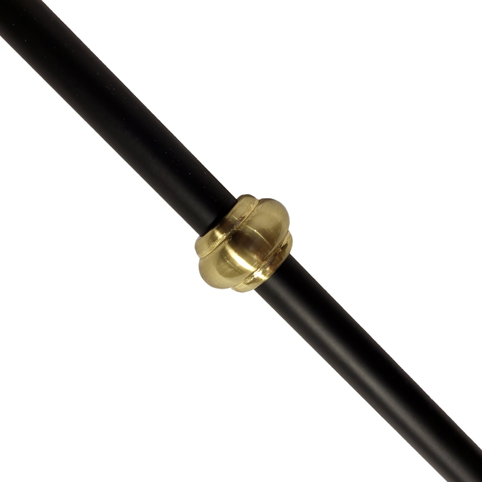 Baluster Collar with Screw for 5/8" Round Balusters - 10pcs - Brass Plated gallery