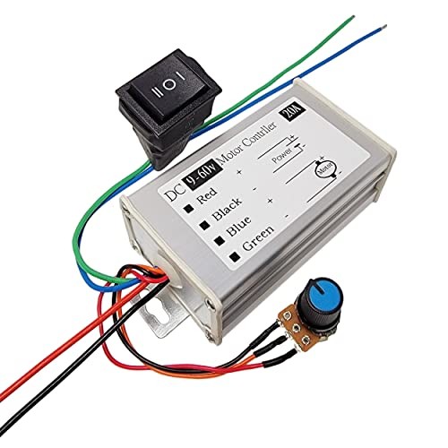 DC Motor Speed Controller 20A 1200W Brush Motor Driver Controls DC 9V-60V 12V gallery