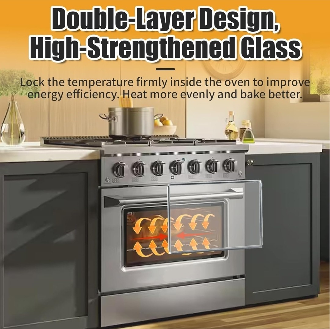 GE Range Oven Inner Window Pack P#WB56X22160 WB55T10154 gallery