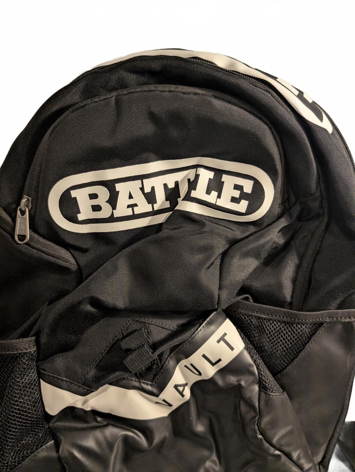 Battle Sports Vaults Athletic Backpack | Black White - Durable Material 2