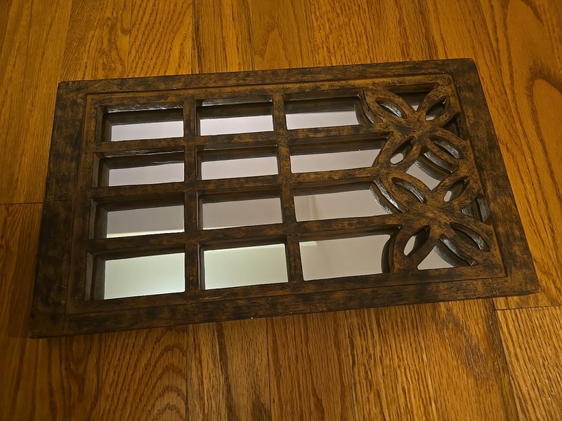 Decorative Wall Mirror Medium Size Wall Hanging Heavy 14"x8" gallery