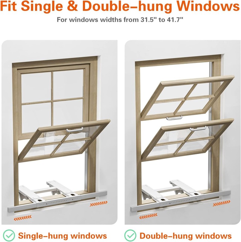 Window AC Bracket, Universal Window Air Conditioner Support Bracket, Heavy Duty gallery