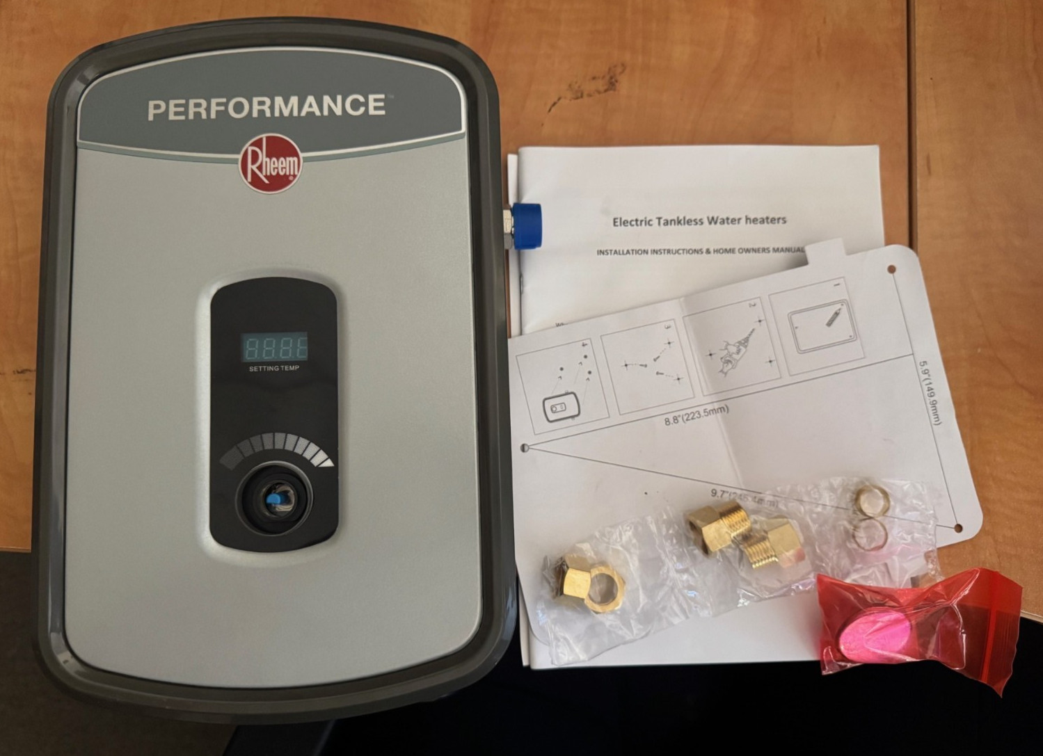 Rheem Performance 13 kW 2.54 GPM 240-Volt Electric Tankless Water Heater gallery