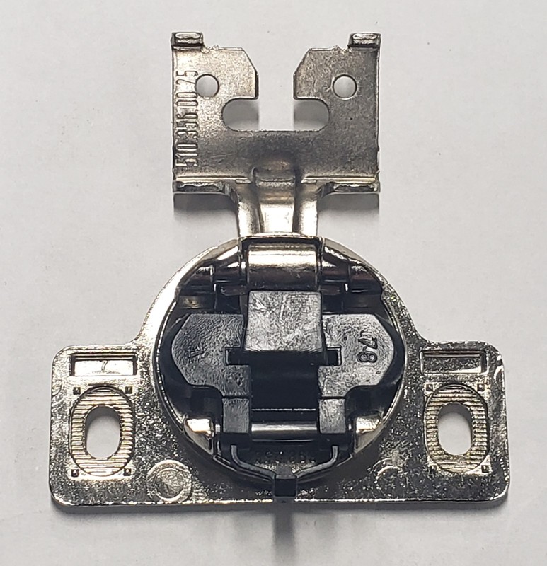 MEPLA Hinge ACC 162 Self Closing 1" Overlay 276.656.50.2515 110 Degree gallery