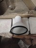 (6) HALO White Track Light Metal Shade 3-1/2" L-4090-P. New gallery
