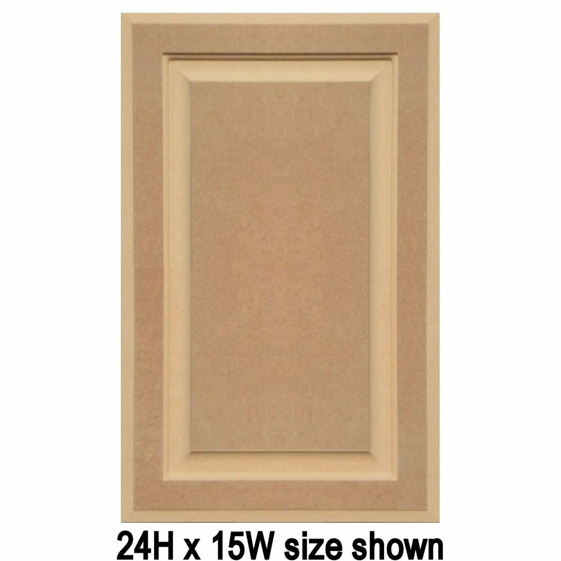 Unfinished MDF Square Raised Panel Cabinet Doors (Up to 24"H) gallery