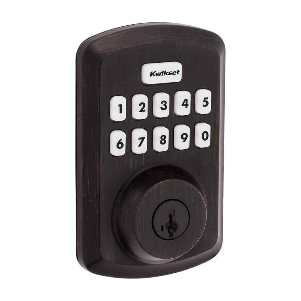 Kwikset Powerbolt 250 10-Button Keypad Venetian Bronze Transitional Electronic gallery