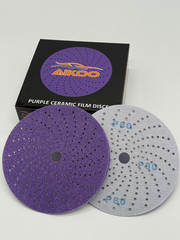 AIKOO 6″ Hook & Loop Ceramic Multi-hole Sanding Discs Orbital DA Sanders Paper