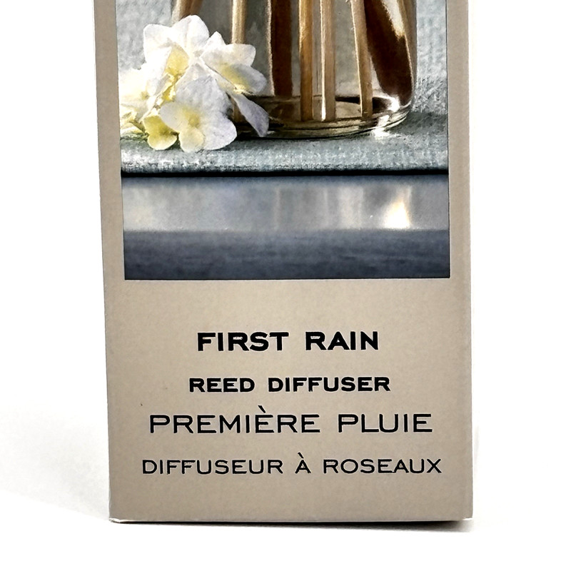 Pier 1 Imports First Rain Reed Diffuser 8oz Bottle, 10 Reeds, Decorative Cap NIB gallery