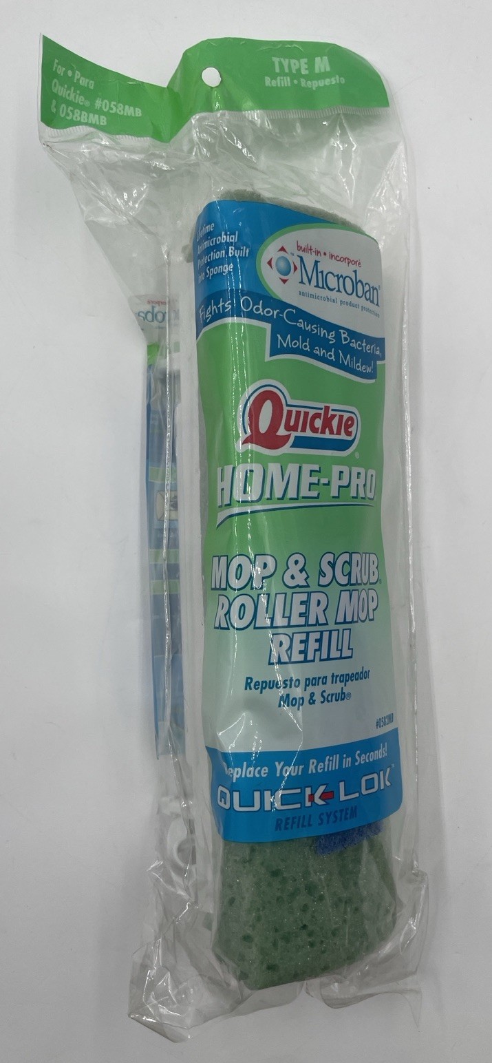 Quickie Roller Mop Refill Antimicrobial Microban Type M HomePro 0582MB gallery