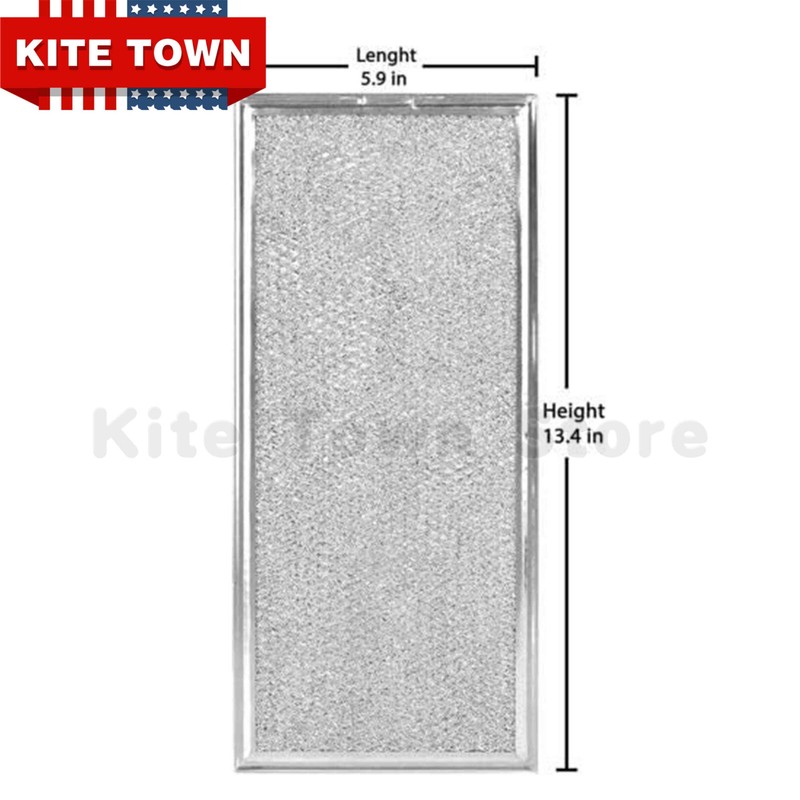 2 PK Compatible With Whirlpool W10208631A Aluminum Mesh Microwave Grease Filters gallery