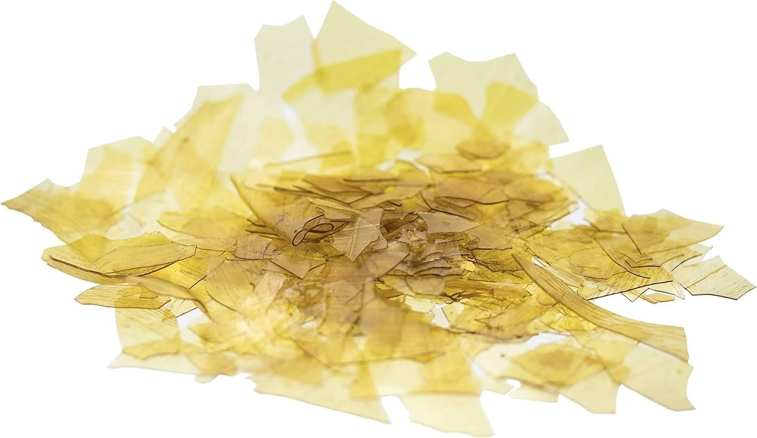 Transparent Dewaxed Super Blonde Shellac Flakes 4 Ounces gallery