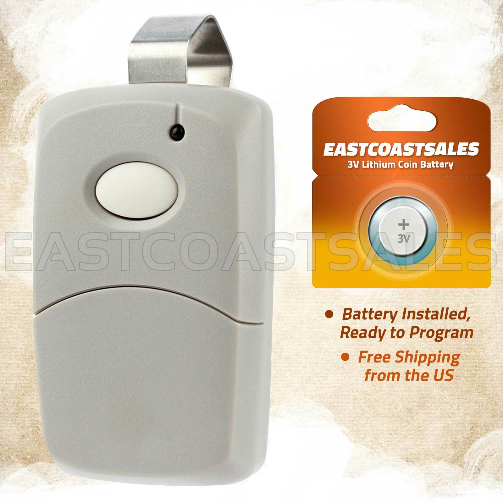 For Digi-Code 1 Button Visor Transmitter 300mhz - Multicode Compatible gallery