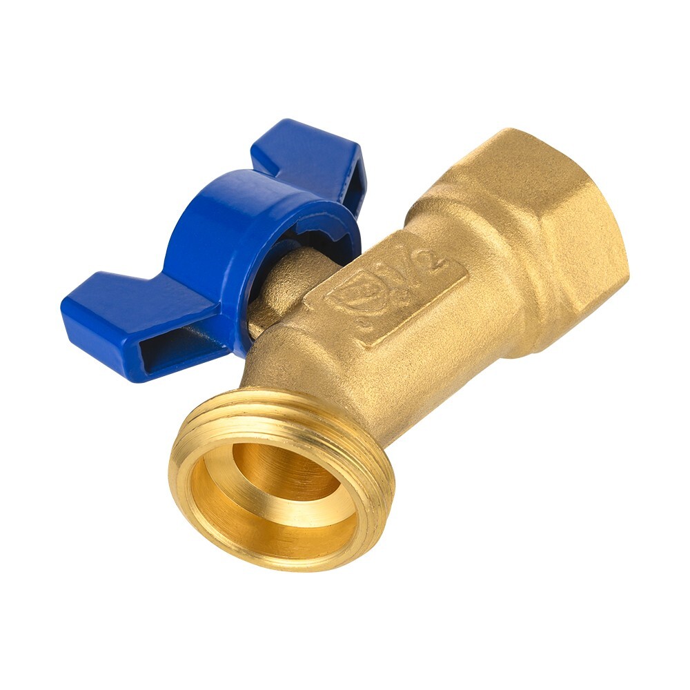 EFIELD 1/4Turn Female Spigot Outdoor Brass Valve 3/4" or1/2" NPT Inlet x3/4" MHT gallery