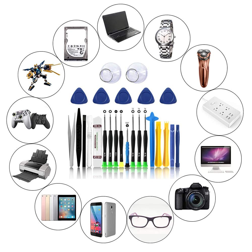 25 in 1 Electronics Repair Tool Kit,Precision Screwdriver Set Magnetic for iP... gallery