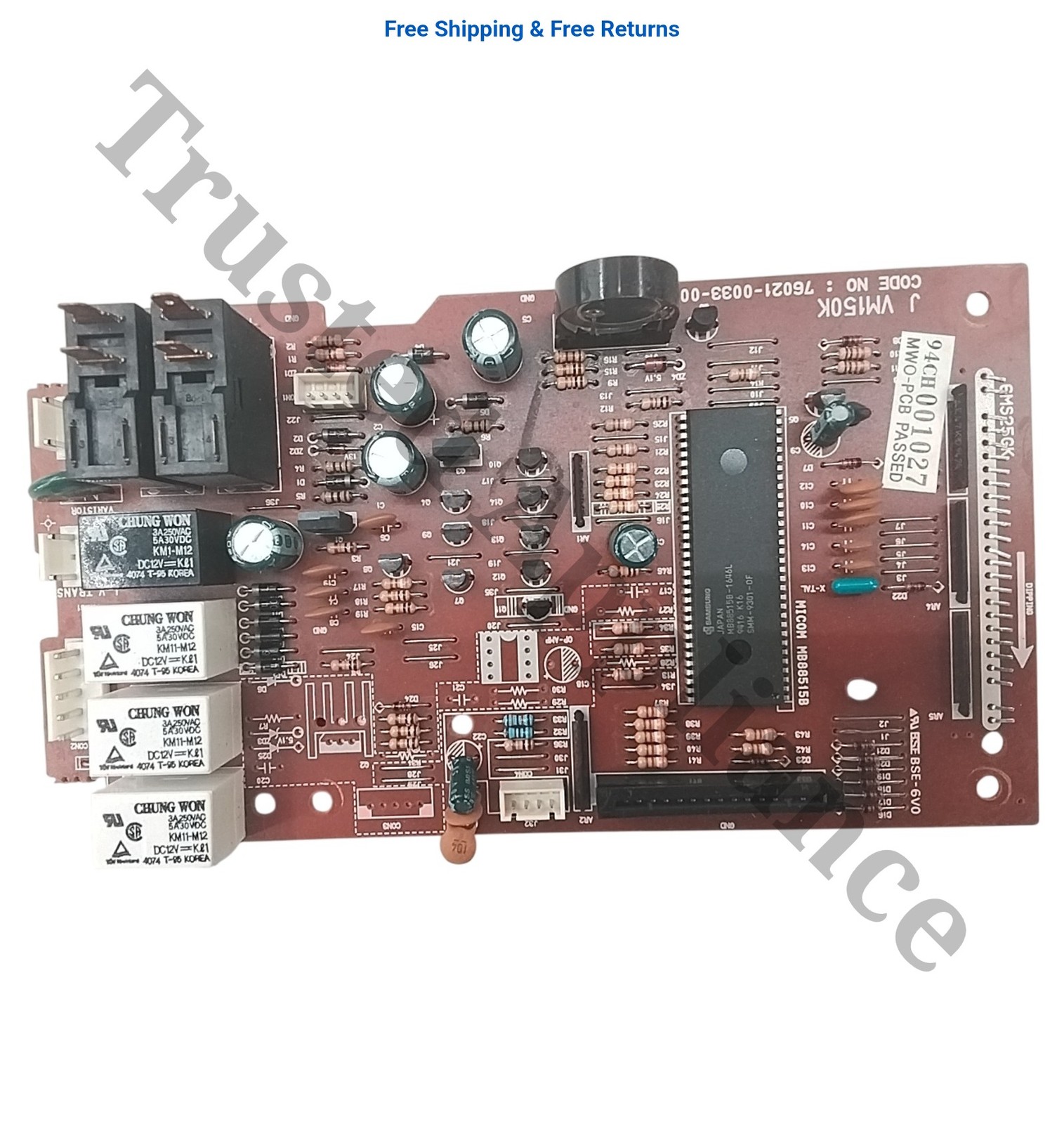 Microwave Main Control Board Electronic Controller PCB 76021-0033-00 gallery