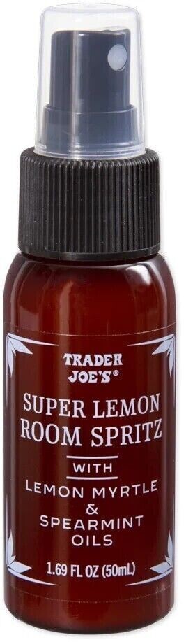 4- PACK Trader Joe's Super Lemon Room Spritz Spray Lemon Myrtle &Spearmint Oils gallery