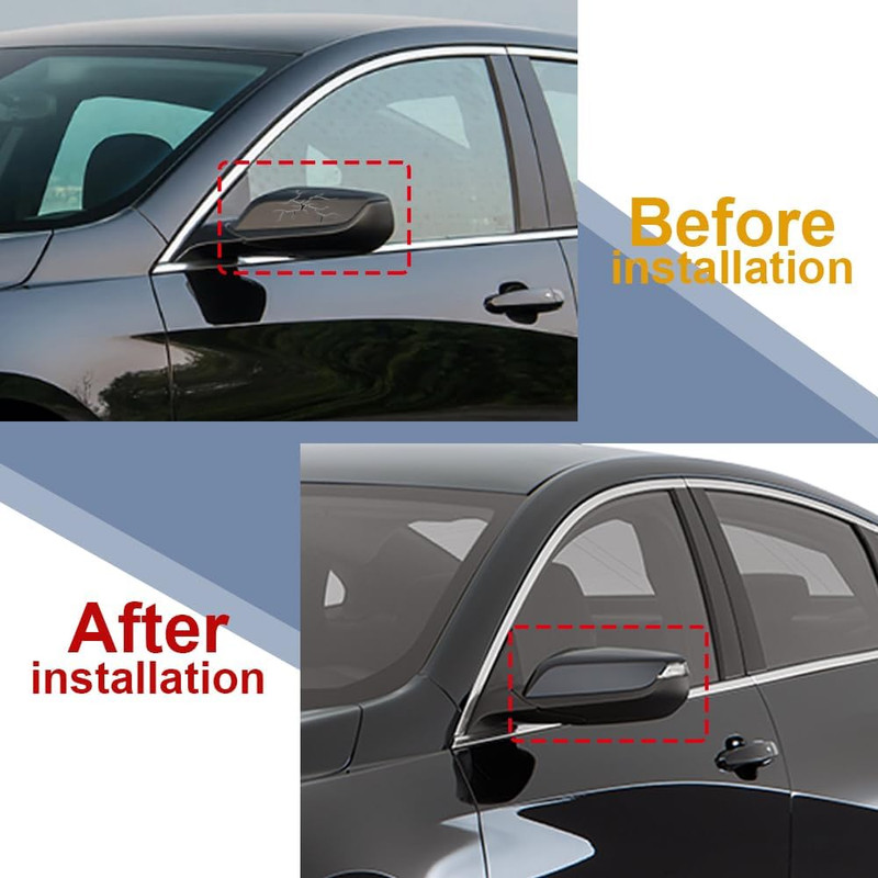 Side Mirror Cover Cap Compatible with Chevrolet Malibu 2016-2024 Replaces Drive gallery