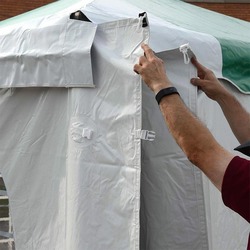 9x30 Standard Solid Sidewall for Canopy Tent Waterproof 14 oz Vinyl Panel USED gallery