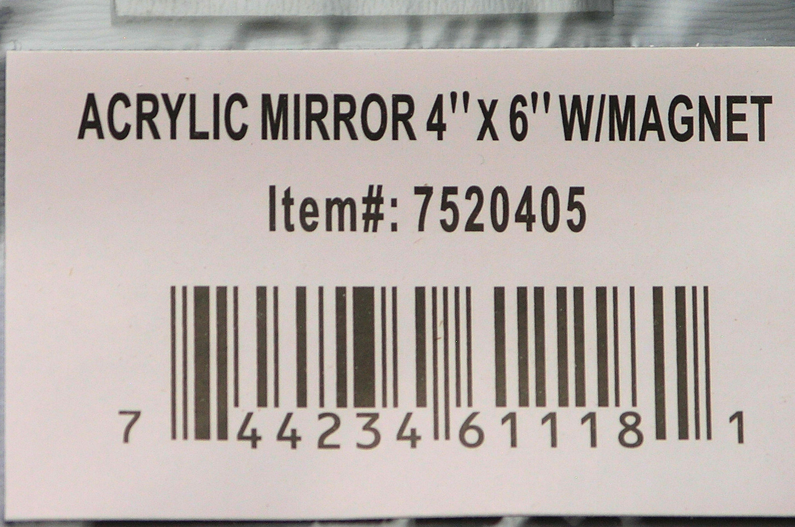 2 Pack Rectangular Magnetic Locker Mirror, Personal Makeup Mirror, 4 x 6 In gallery