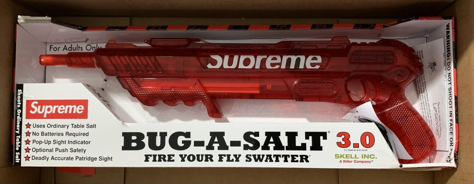 Supreme BUG-A-SALT 3.0 SS26 Black Fly Edition In Hand Brand New Week 16 gallery