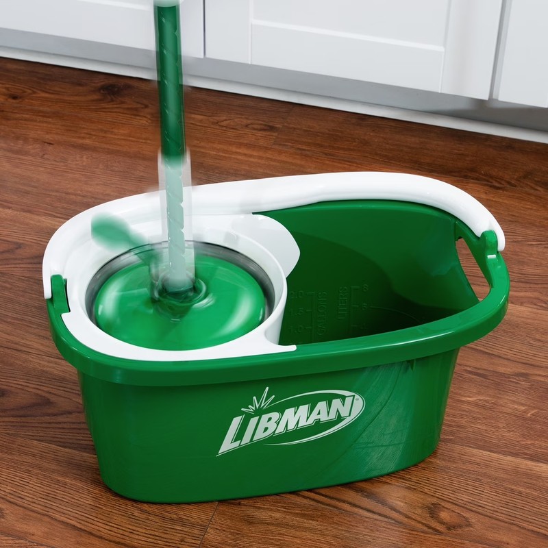 Libman Tornado Spin Mop Floor Cleaning System with Microfiber Mop Head gallery