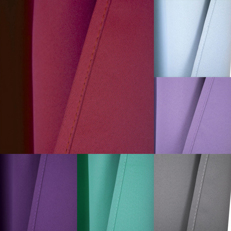 1P BLACKOUT UNLINED HEAVY THICK THERMAL PANEL WINDOW CURTAIN EXTRA WIDE 100"X84" gallery