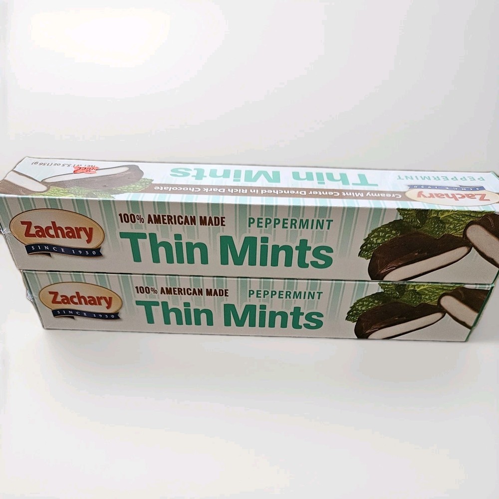 2-pack Thin Mints - Dark Chocolate Covered Peppermint Candy American Made Candy