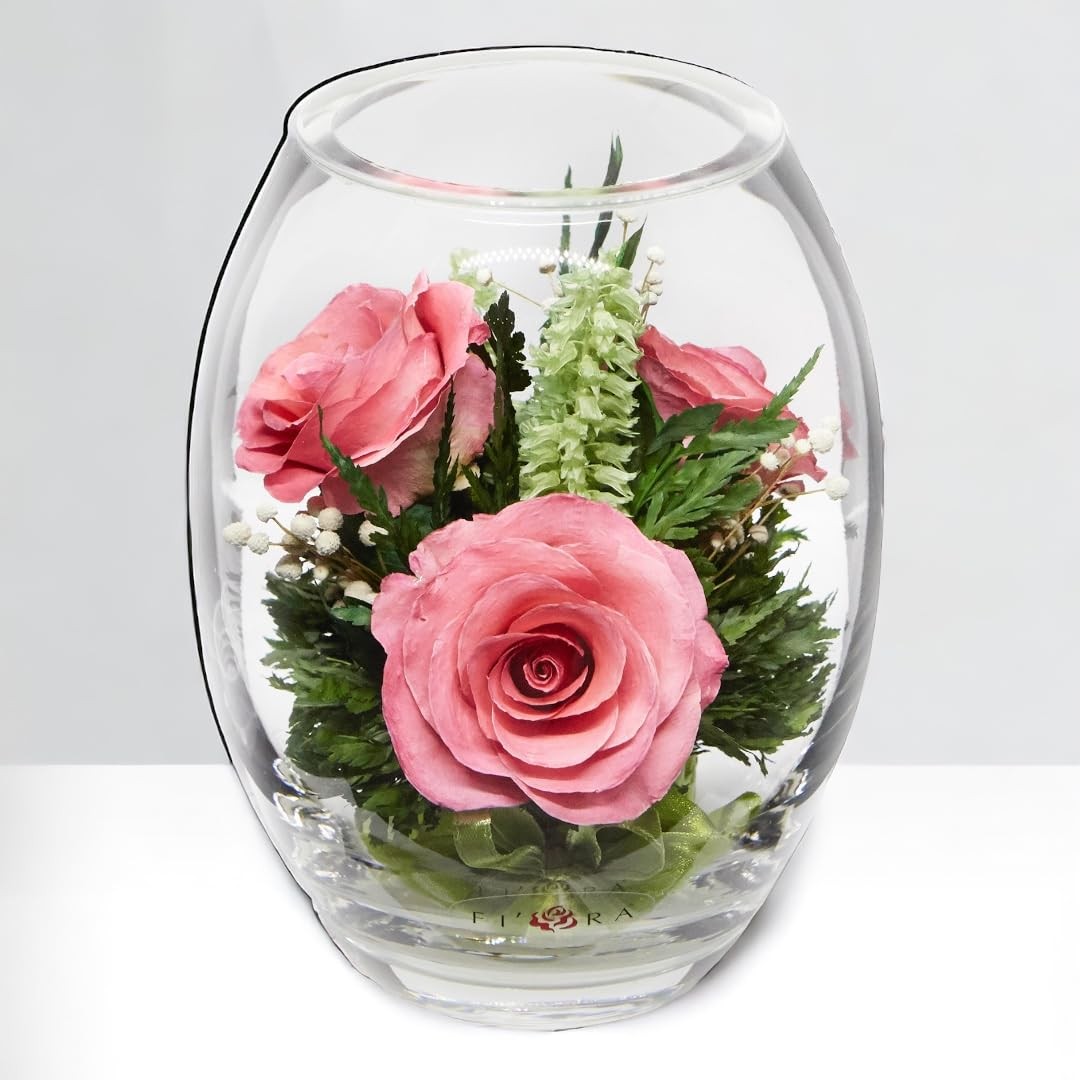 Fiora Flower | Long Lasting Real Roses in a Sealed Vase | Lasts up to 5 Years | gallery