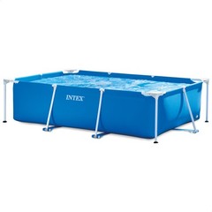 Intex Rectangular Frame Above Ground Outdoor Backyard Swimming Pool