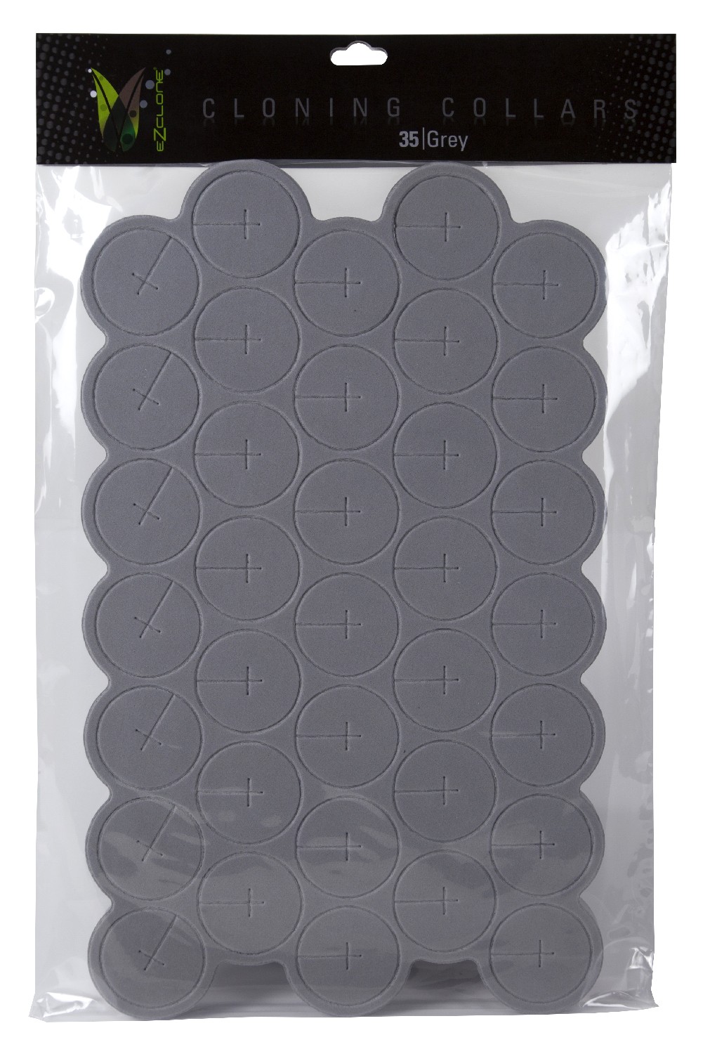 EZ-Clone Colored Cloning Collars, Gray (35/Bag) gallery