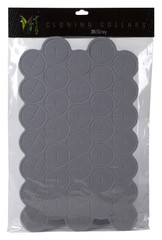 EZ-Clone Colored Cloning Collars, Gray (35/Bag)