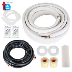 Professional 50ft Mini Split Installation Kit – 1/4″ & 3/8″ Copper Lineset