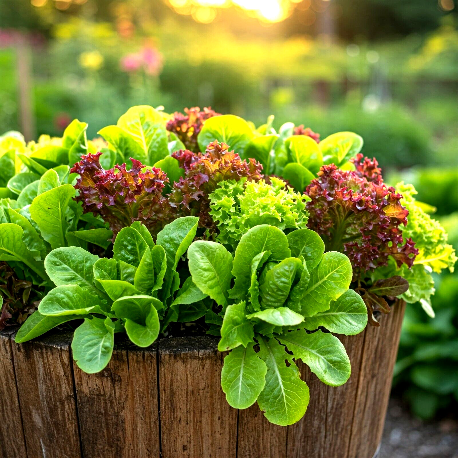 1000+ SEEDS LETTUCE SPRING MESCLUN MIX GREENS VEGETABLE GARDEN HEIRLOOM NON-GMO gallery