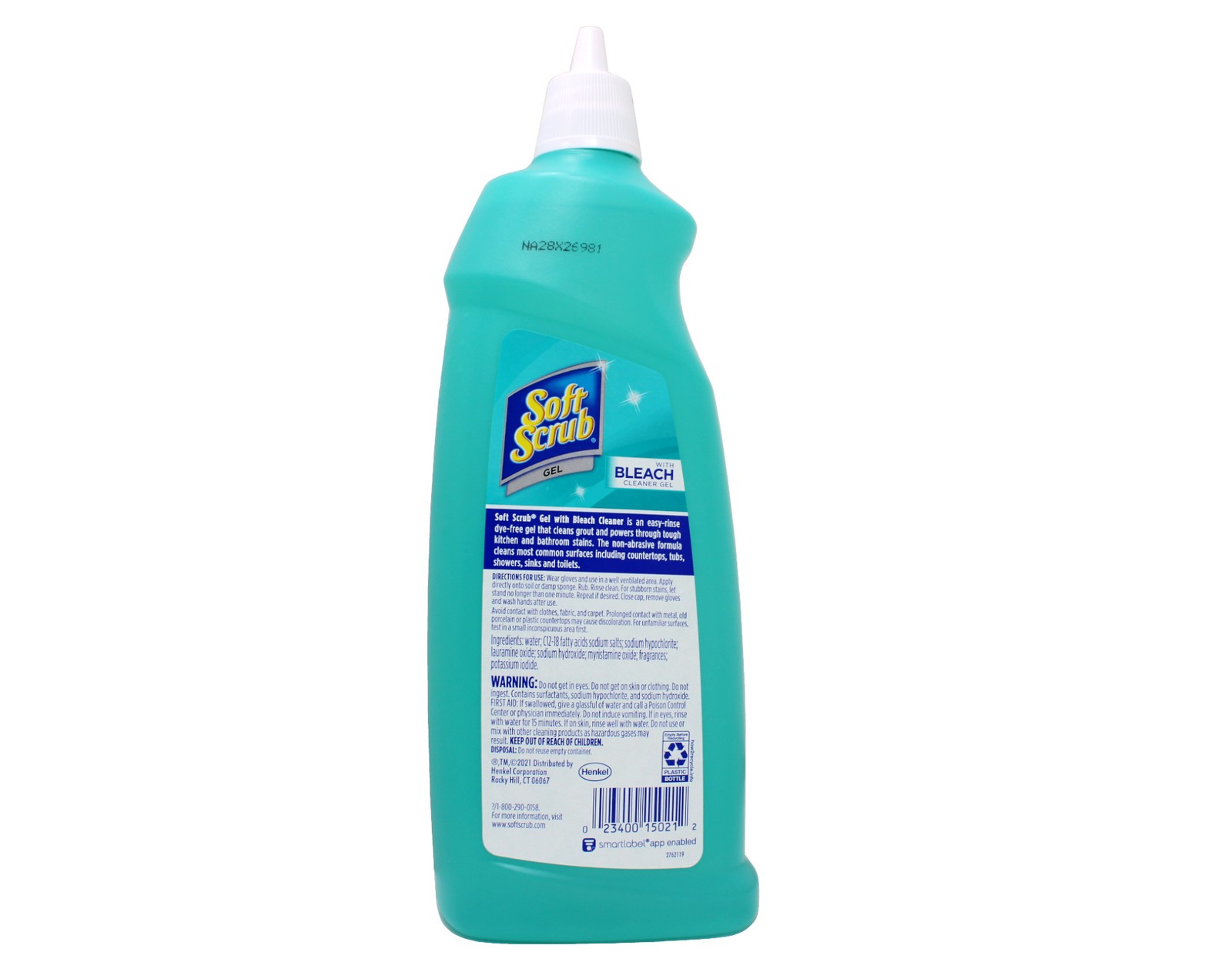 Soft Scrub Gel Cleaner With Bleach Removes Mold Mildew Stains 28.6 oz Pack of 3 gallery