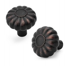 HARPOON 10 Pack Cabinet Knobs, Vintage Round Knob, Kitchen Bar … USA FAST SHIP