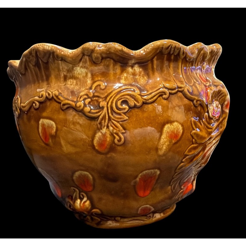 Exceptional Mullins Ceramics Nippa Kentucky 10" Owl Planter Uncommon gallery