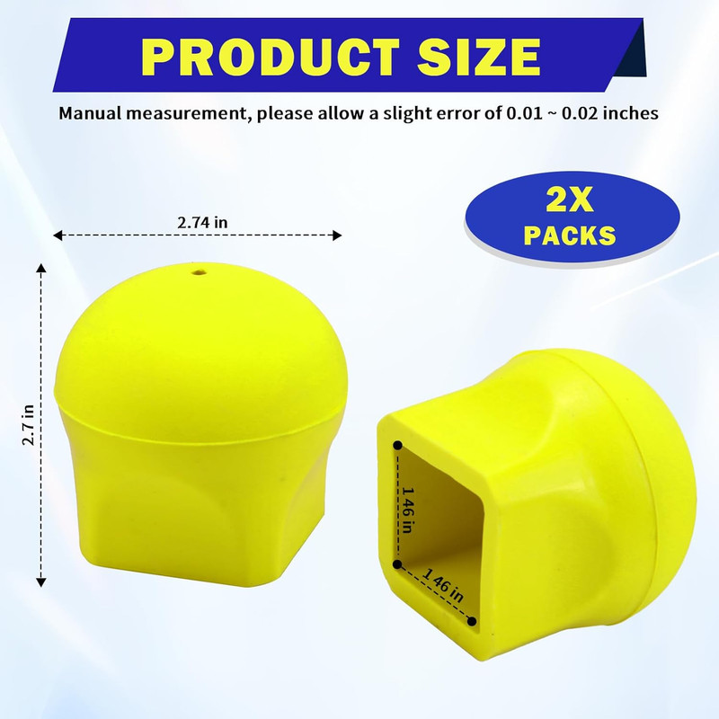 Ladder Stabilizer Bumpers for Werner Extension Ladder - 2 Pack Non-Slip Caps gallery