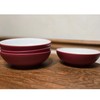 Noritake Stoneware Colorwave Raspberry 7" Soup/Cereal Bowls - set of 4 gallery