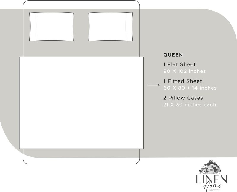 Cotton Percale Sheets Queen Size Bed Linen White Deep Pocket 4 Pieces gallery