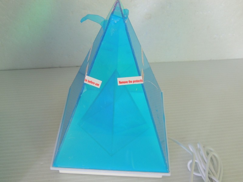Infinity Pyramid Table Lamp, LED, Magical, Colorful Infinite Night Light Glow gallery