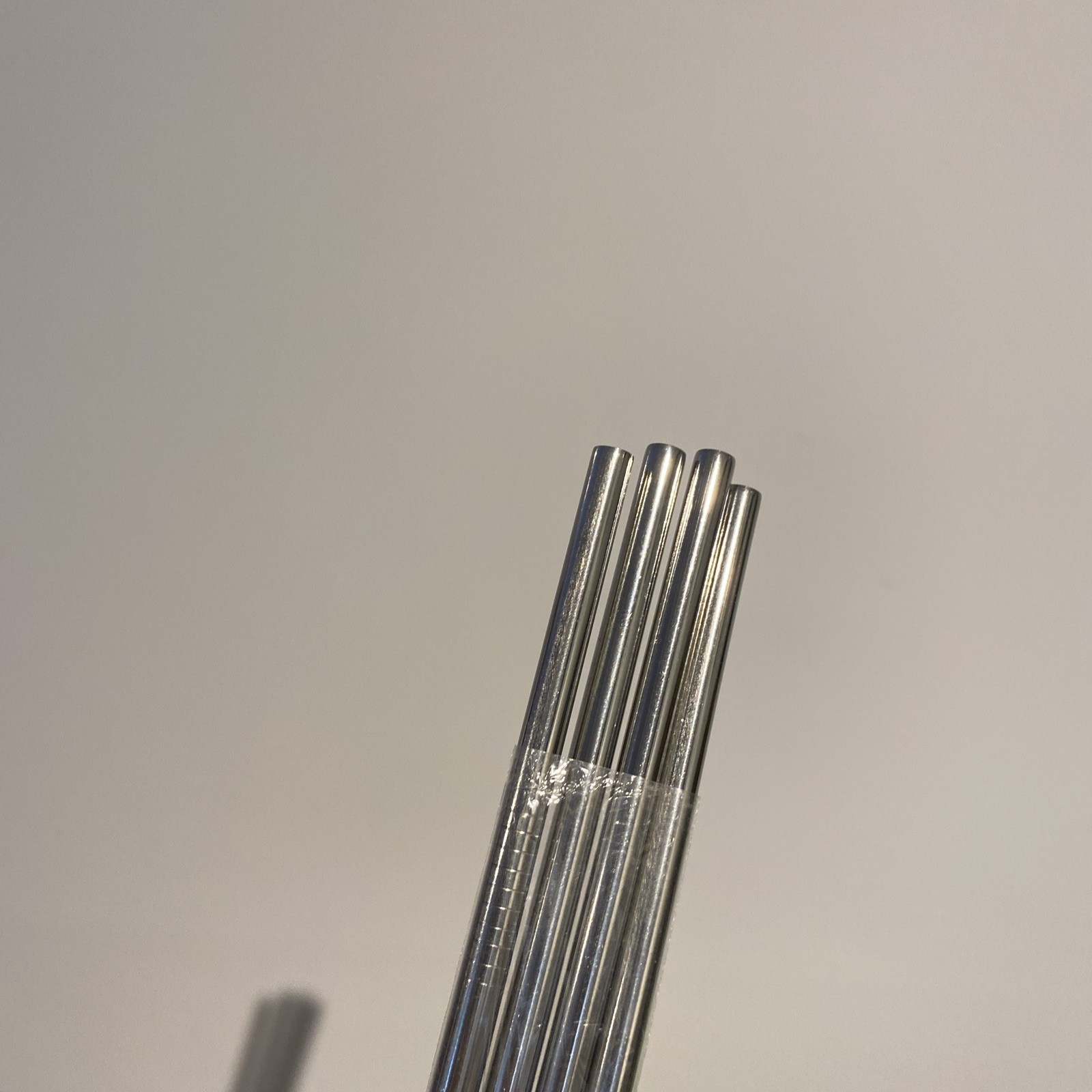 4 x Straight Metal Drinking Straw Stainless Steel Reusable Straws / L 21.5 cm gallery