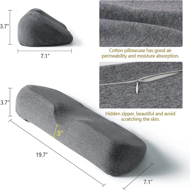 Memory Foam Cervical Pillow Orthopedic Neck Support for Side Back Sleepers gallery