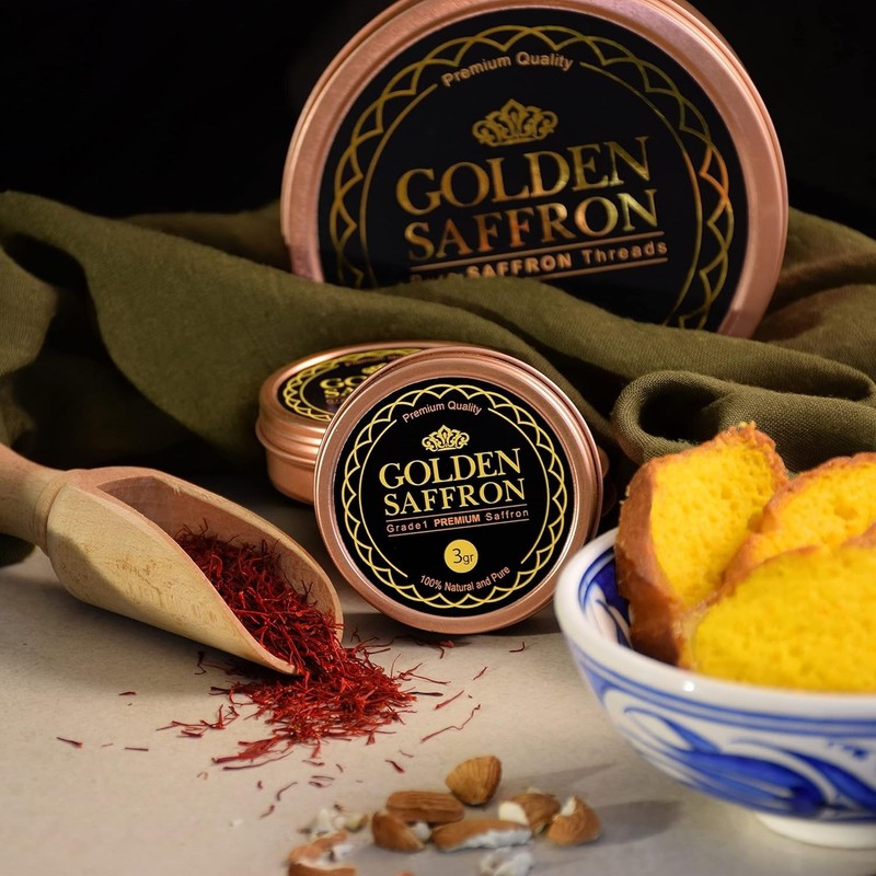 Chef's Choice 3g Pure Saffron Threads - Grade A+ Super Negin, Fresh Flavor gallery