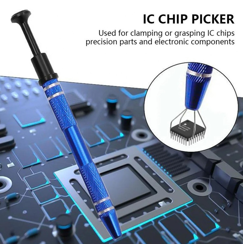 4 Claw IC Chip Extractor Precision Parts Grabber Pick Up Tool gallery