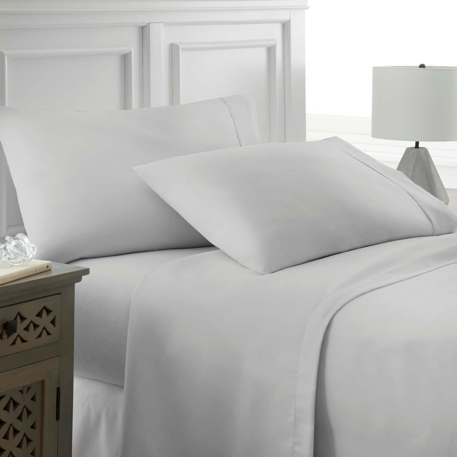 Kaycie Gray Basics Softest Microfiber 4PC Sheets Set Deep Pocket gallery
