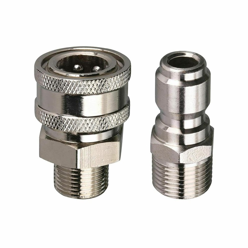 10pcs Pressure Washer Adapter Set, Quick Connect Kit, 3/8’’ Male Thread Fitting gallery