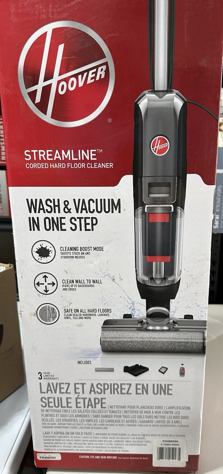 HOOVER Streamline Corded Wet/Dry Hard Floor Cleaner with Self Cleaning, Black gallery