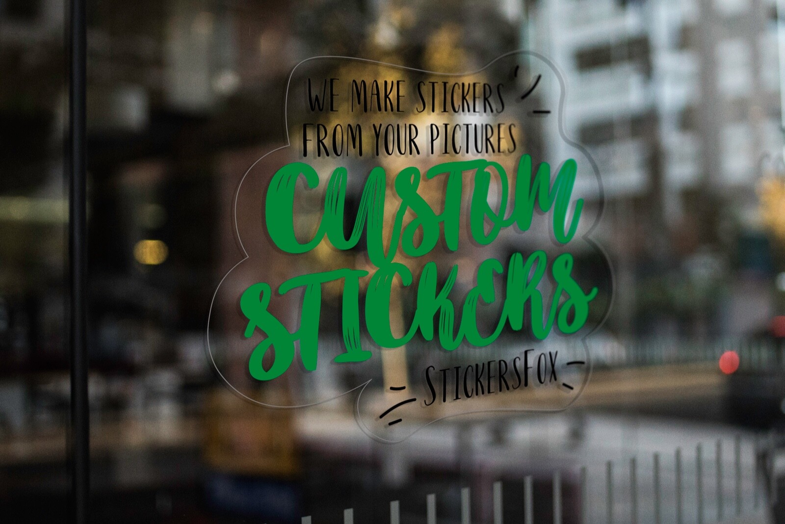 100 Custom clear stickers Custom clear decals Your graphic print on clear vinyl gallery