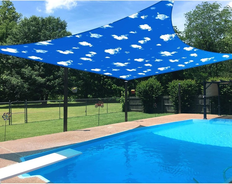 Waterproof Shade Sail Rectangle Sun Canopy Cover for Garden Patio Awning Outdoor gallery
